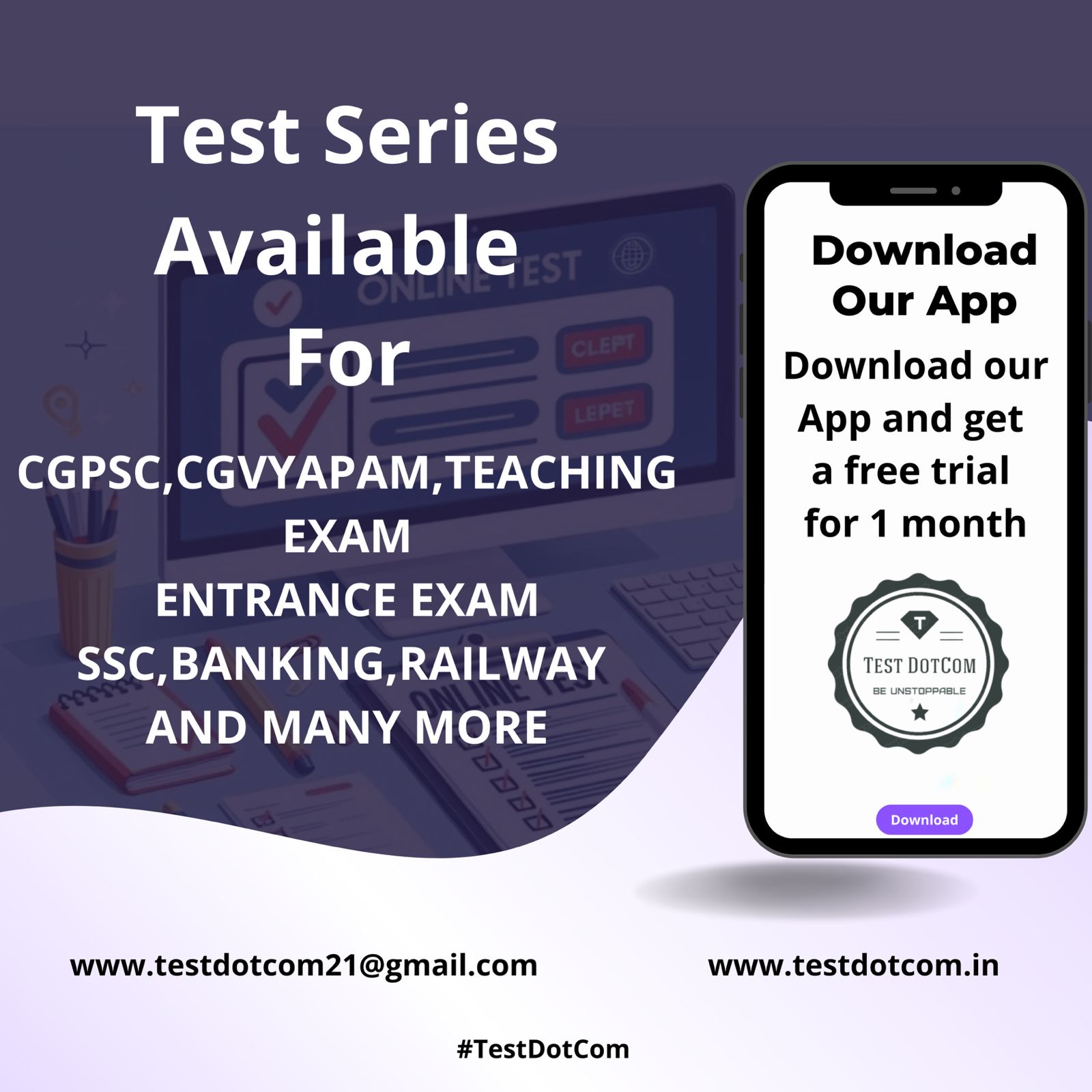 Get Free Tests! image